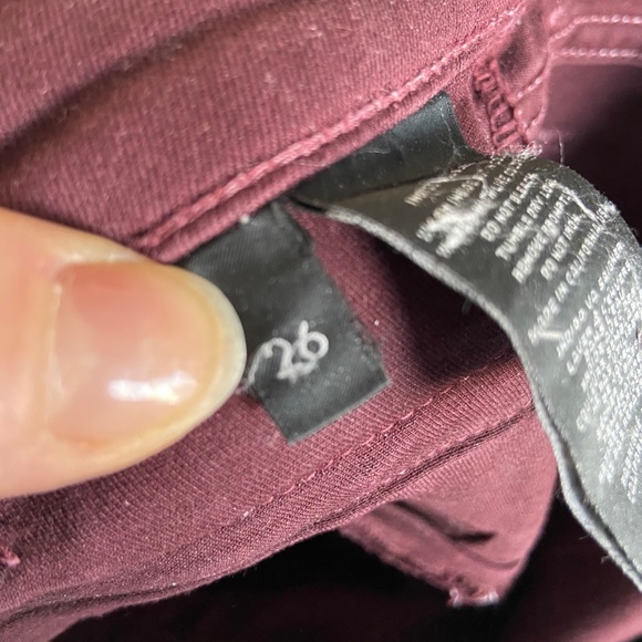 JBrand Zoey Triple Zip Skinny Jeans in Lava - Picture 6 of 6